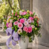 bouquet funéraire — Aurore Rosée, fleurs de deuil livrées à Lyon